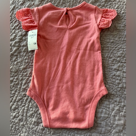 NWT OshKosh Floral Jumper with Matching Onsie - Picture 5 of 9